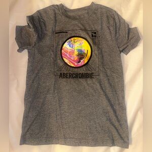 Boys Abercrombie holographic tee size 11/12